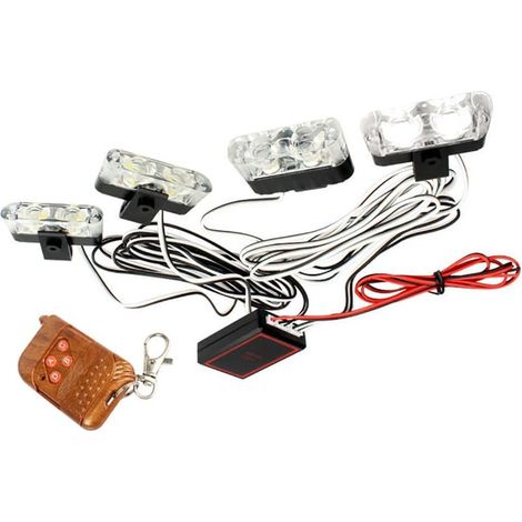 Baceyong – lumière stroboscopique de voiture 4  2 LED, avec (1/5)