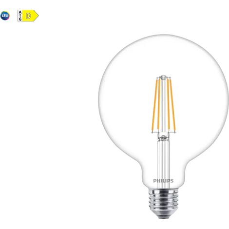 Lampadina led filament e27 g120 dimmabile 806lm philips philedgl60dg3 (1/2)