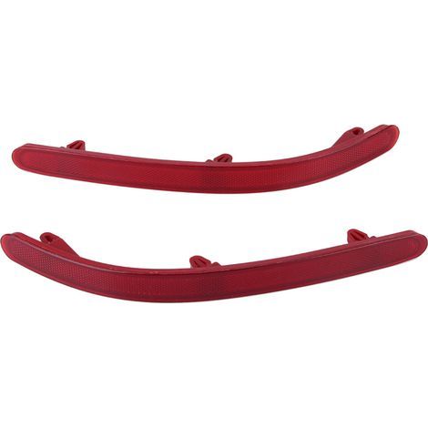 Convient aux réflecteurs de pare-chocs arrière 7L6945106A/7L6945105A, en plastique rouge, droit/gauche (1/2)