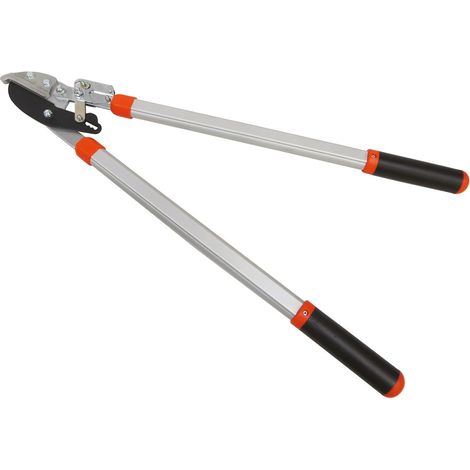 Troncarami a battente Cricchetto 75 cm manici fissi in alluminio leggero   taglio 45 mm lame al carbonio trattate