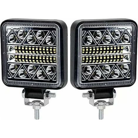 BR-Vie 102W Phare de Travail à LED 10200LM Feux de Recul Led 12v, Phare Led Projecteurs pour voiture, tracteur bateau, 12-24v camion, 2 pcs (1/5)