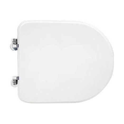 SIÈGE DE WC POUR DELTA VASO GEA FORMA 6 Dimensions : Blanc - Charnière à anneaux