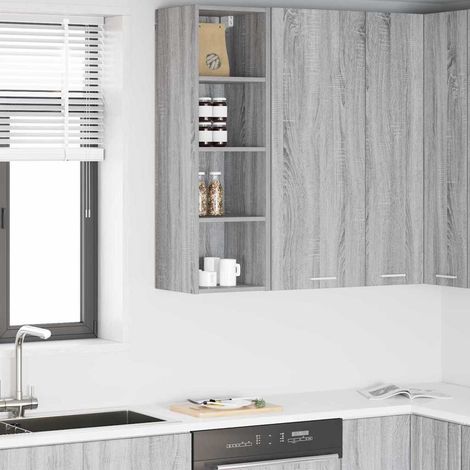 Hängeschrank Graues Sonoma 30 x 29,5 x 100 cm Holzwerkstoff