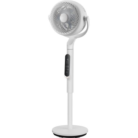 Midea Standventilator MFS242RDDW 4 Stufen Ø 40 cm verstellbar 76 - 110,6 cm weiß (1/3)