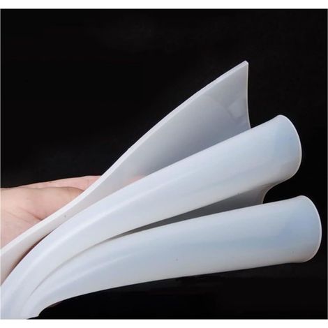 Feuille de caoutchouc silicone, plaque de caoutchouc silicone transluc (1/5)