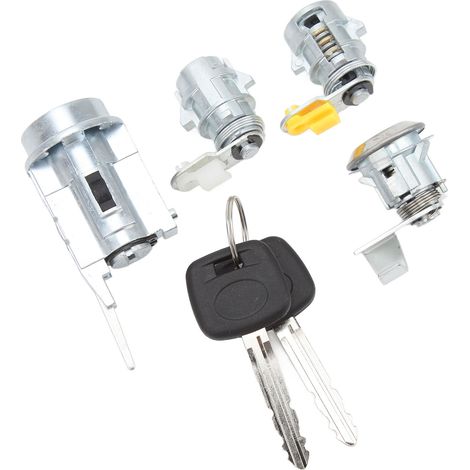 Kit de cylindre de serrure de porte d'allumage D2191608. Comprend 2 clés, convient pour Hilux LN80, LN85, LN90, LN105 et LN108. (1/5)