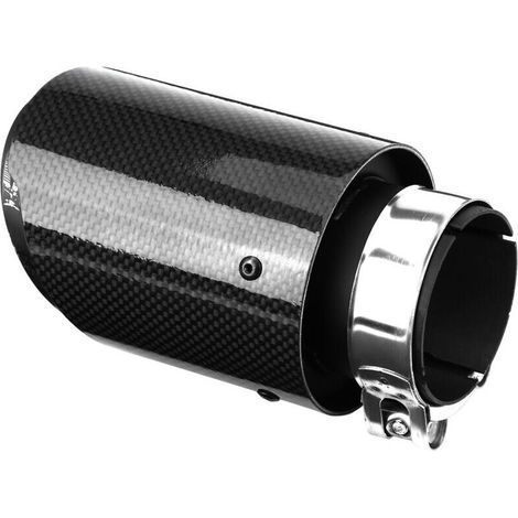 Tuyau d'échappement, silencieux de 165 mm de long en acier inoxydable pour tube de 60 à 63 mm