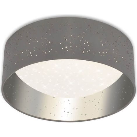 Lámpara de techo LED Stea Scello, 320x120, gris plata