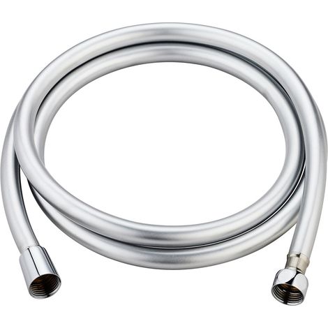 Flessibile doccia in PVC 1,8 m argento artico