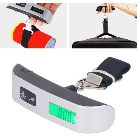 Mini balance électronique portable de 50 kg pour la maison, les voyages, la pêche et les bagages (1/5)