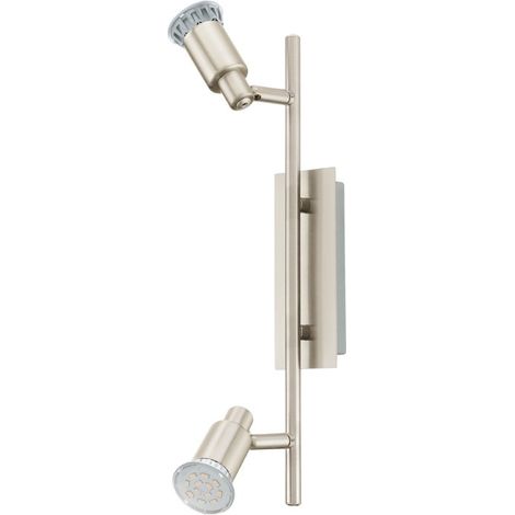 EGLO ERIDAN Faretto d'illuminazione da superficie Metallico GU10 LED 5 W A+ [Classe di efficienza energetica A+] (1/2)