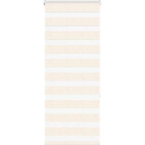 4014644 Store zèbre beige marbré largeur du tissu 60,9 cm polyester (1/5)