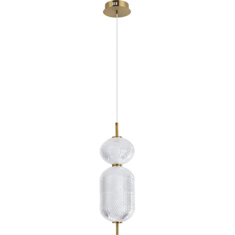 Lámpara colgante LED Corado color oro italux PND-81438-1C-GD (1/3)