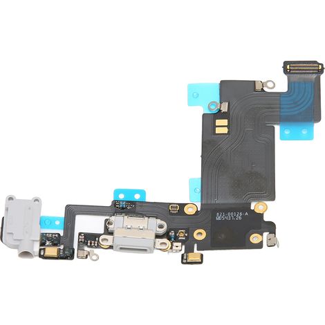 USB-Ladeanschlussmodul, Dock-Anschluss, Mikrofon, flexibles Kopfhörerkabel, kompatibel mit iPhone 6S Plus (grau) (1/5)