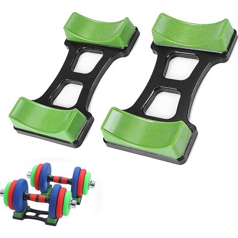 2-piece, freestanding dumbbell rack with wear-resistant dumbbell holder for home use (1/5)