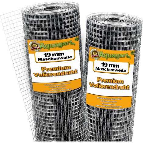 140 m x 1 m grillage pour volière, grille métallique, grillage soudé, grillage noué, clôture en fil de fer