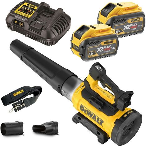 Dewalt DCMBL777X2 54v XR FLEXVOLT Brushless Axial Blower Leaf Blower 2 x 9ah (1/5)