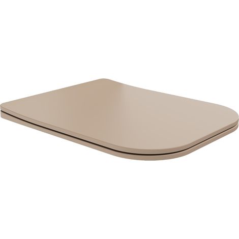 Mexen Teo abattant WC à fermeture lente, slim, duroplast, cappuccino mat - 39840064 (1/4)