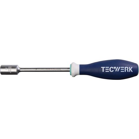 TECWERK Sechskantsteckschlüssel SW 13mm Klingen-L.125mm Gesamt-L.250mm 3K-Griff TECWERK