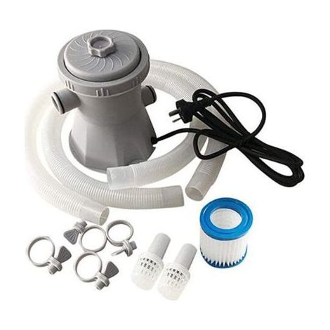 Installation facile : La pompe de piscine est très simple à installer. Il suffit de raccorder les tuyaux d'alimentation et d'é (1/4)