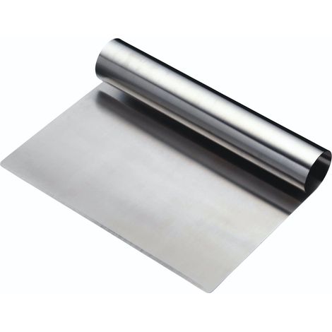 KitchenCraft Cutter and Scooper, Utensilio de cocina de acero inoxidable que pica, corta y recoge alimentos, apto para lavavajillas, 9 x 12 x 16 cm, color plata, 1 unidad