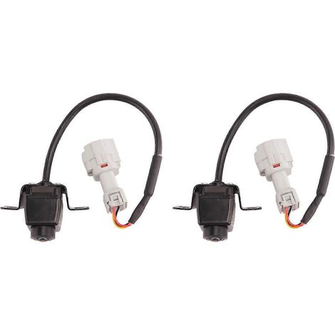 Deux caméras de recul compatibles avec Hyundai Veloster 2012-2017 (références 95760-2V100 et 95760-2V002) avec assistance au stationnement arrière (référence 95760-2V000 DI). WHBYV (1/4)
