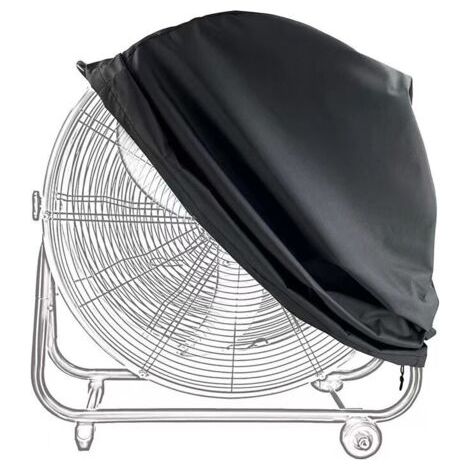 Housse anti-poussière pour ventilateur électrique industriel Housse de ventilateur multifonction anti-poussière en tissu Oxford extérieur 16-18 pouces (61x19x61cm (18-24 pouces))