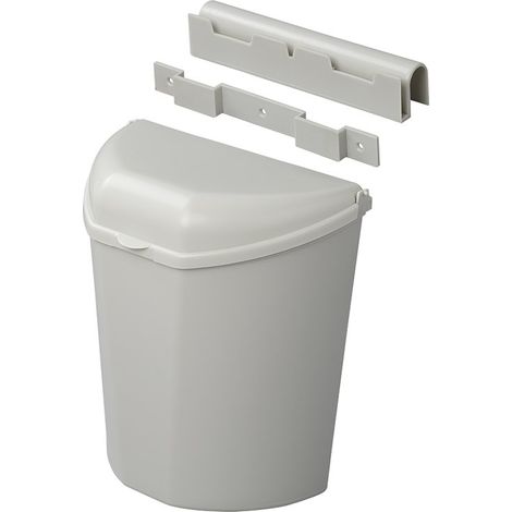Papelera práctica con tapa de 6L para camping (1/3)