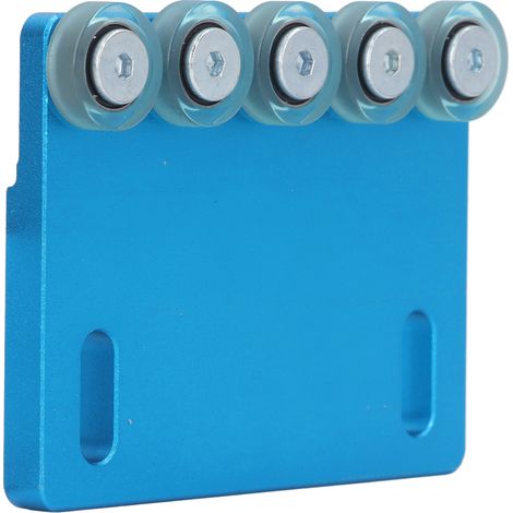 Roue auxiliaire pour plaqueuse de chants, roue de guidage d'alimentation à plaque étroite, accessoires pour plaqueuse de chants, 5 rouleaux de 11 cm (1/5)