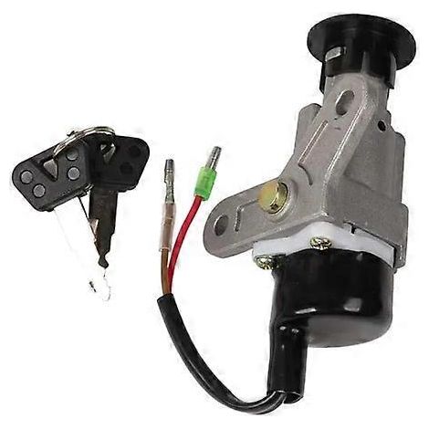 Ensemble de verrouillage de porte de porte de contacteur d'allumage, bouchon de réservoir d'essence, couvercle de clé de selle pour moto YAMAHA Crypton R T110 110 T110C C8 LYM LYM110-2 (1/4)