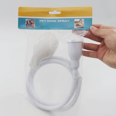 Emballage cartonné suspendu pour pommeau de douche multifonctionnel pour animaux de compagnie, robinet de douche, dispositif de bain simple et produits de nettoyage pour animaux
