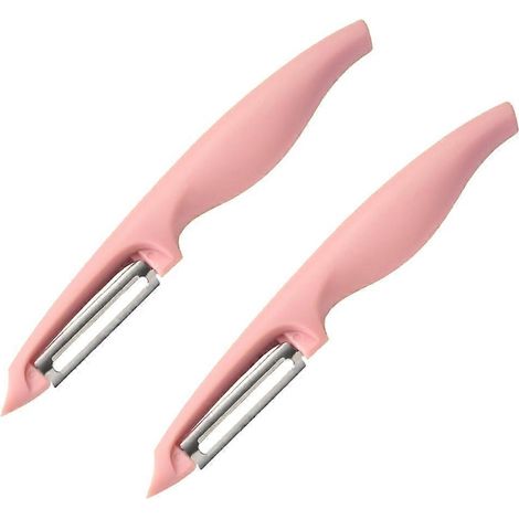 Éplucheur à légumes pivotant, lames tranchantes en acier inoxydable, poignée souple et confortable, compatible lave-vaisselle (1/4)
