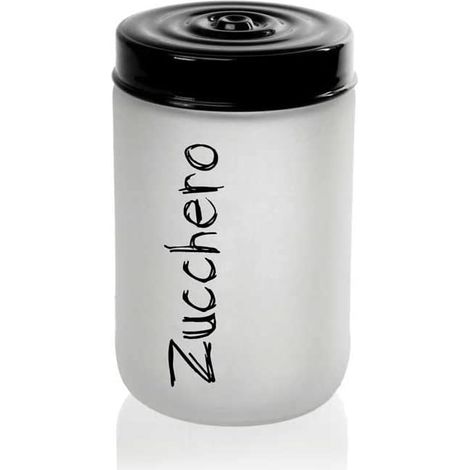 BARATTOLO PER LO ZUCCHERO CON CAPIENZA DA 660 CCIN VETRO OPACO (1/2)