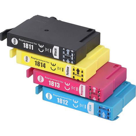 kompatible Ersatz-Tintenpatronen, 4 Farben: Schwarz, Cyan, Magenta, Gelb, für XP 30, 102, 202, 205, 302, 305, 402, 405 Tintenstrahldrucker (1/5)