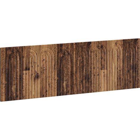 Cabecero montada en la pared ALKMAAR Madera envejecida vidaXL (1/5)