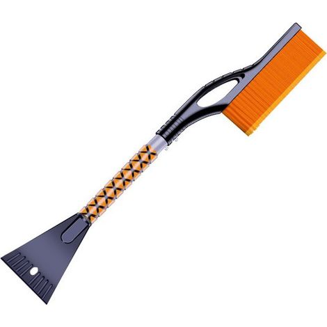 Spazzaneve arancione rimovibile da 26 pollici per auto, rimozione neve dai finestrini dell'auto, sbrinatore (1/2)