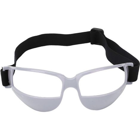 Lunettes de dribble pour le basketball, taille ajustable, protection oculaire, lunettes de dribble sportives pour débutants, pour la randonnée et la course à pied (YMMR) (1/5)