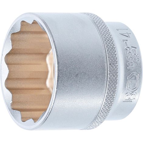 Llave de vaso 12 caras  entrada 12,5 mm (1/2")  41 mm (1/3)