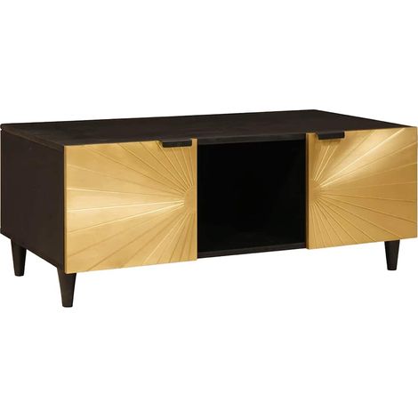 Couchtisch 100 x 54 x 40 cm Massivholz Mango