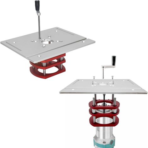 Machine à graver, rainurer, ébarber et chanfreiner les panneaux inversés en alliage d'aluminium pour le travail du bois, finition argent. (1/5)