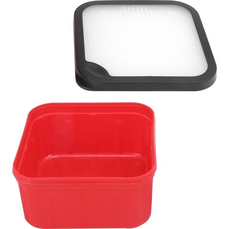 Boîte de rangement pour appâts, pratique, facile à transporter, résistante à la chaleur et à l'usure, seau à appâts durable, 170 x 170 x 85 mm (1/5)