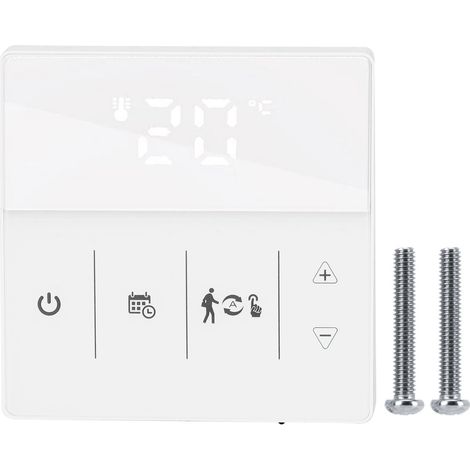 Thermostat mural HY609WIFI-WE WW, régulateur de température de chauffage 110-250V (blanc) (1/5)
