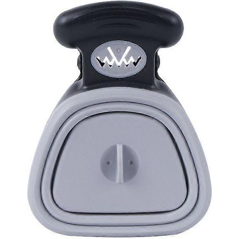 Gris (S 14+11,5 cm) Ramasse-crottes et sacs à déjections canines pliables portables avec pince pour toilettes pour animaux de compagnie (1/5)