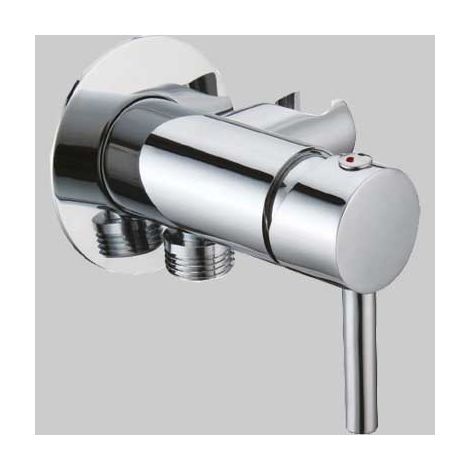 Miscelatore Incasso Tondo con Supporto Laterale Integrato Cromo 1/2 M Made