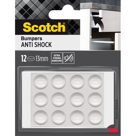 Blister 12 topes adhesivos antigolpes 13mm diametro transparentes sp91a59 scotch 7100309740 (1/3)