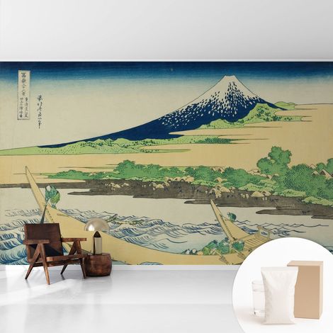 Papier peint intissé mural avec colle pour salon et chambre Décoration murale rapide - Colle incluse gratuite Panorama montagneux 416x254 cm (1/5)