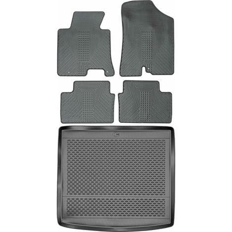 Juego de alfombrillas de goma para Hyundai i30 II Kombi (2012-2017) + alfombrilla para el maletero. (1/5)