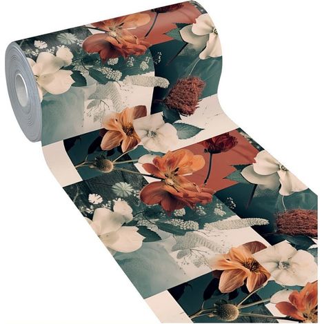 Tapis De Cuisine Anti Taches Pvc Imprimé Numériquement Doux Antidérapant Lavable DIS N - 51x300 cm (1/5)