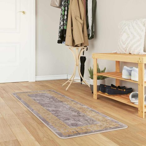 Pasillo de alfombra MARSA Gris 50 x 100 cm Poliéster y PVC