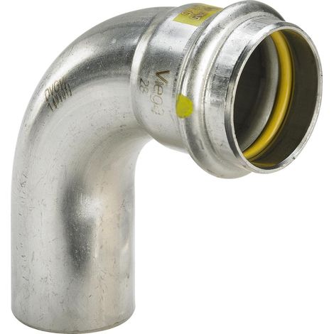 Viega Sanpress Inox G-Codo 90 grados, d 18mm Acero inoxidable Modelo 0216.1, 486068